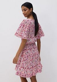 Sukienka z wiskozy Reserved czerwona 6675B-33X