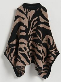 Wzorzyste ponczo Reserved 700FE-MLC