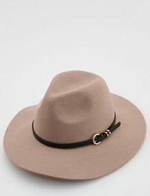 Wełniany kapelusz Reserved beżowy damski 744FF-12X