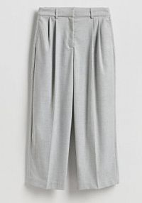 Spodnie carrot fit Reserved szare damskie 8412B-09M