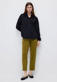 Spodnie cygaretki z kantem Reserved zielone 8414B-87X