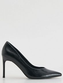 Czółenka na szpilce Reserved czarne 878FE-99X