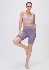 Szorty typu kolarki Reserved fioletowe damskie 878IE-49X