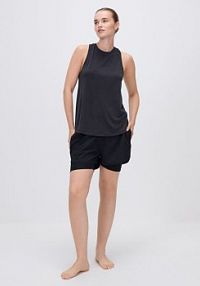 Sportowe szorty z kolarkami Reserved czarne 880IE-99X