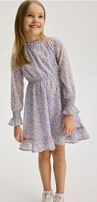 Sukienka w kwiaty Reserved niebieska 901EG-05X