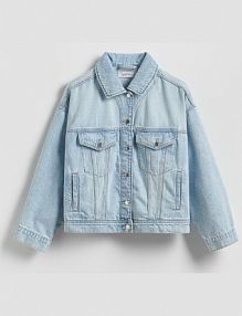 Kurtka jeansowa Reserved niebieska damska 9290H-05J