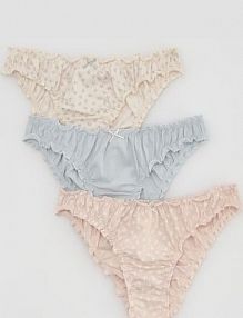 Majtki typu figi 3 pack Reserved białe 999EX-01X