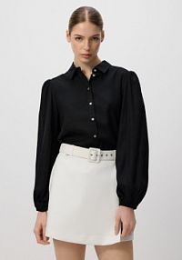 Spódnico-szorty z paskiem Reserved białe damskie ST263-01X