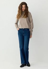 Sweter z wełną i kaszmirem Reserved beżowy damski TE801-08X