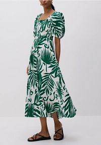 Sukienka maxi Reserved zielona WW250-77X