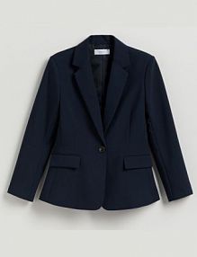 Jednorzędowa marynarka Reserved granatowy YS551-59X