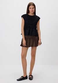 Spódnica bombka Reserved brązowa YT118-89X