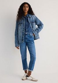 Jeansy boyfriend slim Reserved niebieskie damskie YT200-55J