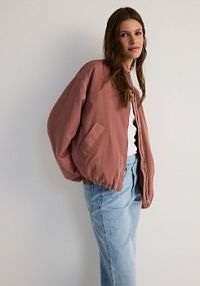 Kurtka bomberka oversize Reserved fioletowa YT383-34X