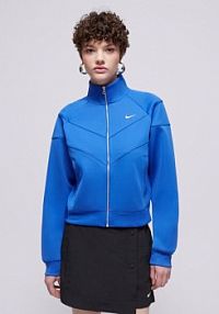 Bluza rozpinana Nike niebieska damska Nsw Nk Wr Poly Knit Jkt