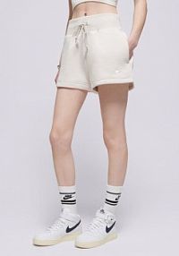 Szorty sportowe Nike beżowe W Nsw Phnx Flc Hr Short