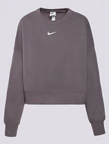 Bluza Nike szara damska W Nsw Phnx Flc Oos Crew