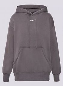 Bluza z kapturem Nike szara damska W Nsw Phnx Flc Os Po Hoodie