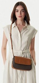 Torebka listonoszka MICHAEL Michael Kors brązowa