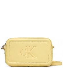 Torebka listonoszka Calvin Klein beżowa