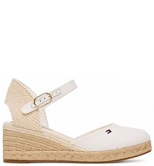 Espadryle Tommy Hilfiger écru damskie