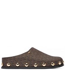 Klapki MICHAEL Michael Kors brązowe damskie