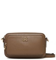 Torebka listonoszka Tommy Hilfiger brązowa