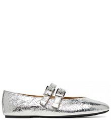 Baleriny MICHAEL Michael Kors srebrne