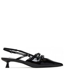 Czółenka KARL LAGERFELD czarne