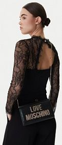 Torebka wieczorowa LOVE MOSCHINO czarna