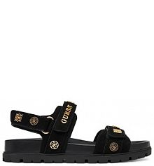 Sandały Guess czarne damskie