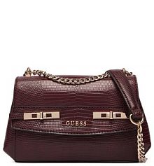 Torebka wieczorowa Guess bordowy