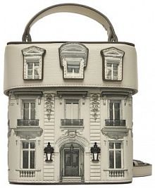 Torebka listonoszka KARL LAGERFELD beżowa