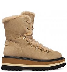 Botki Bogner beżowe damskie