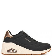 Sneakersy Skechers czarne damskie