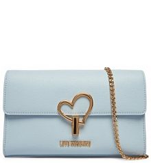 Torebka wieczorowa LOVE MOSCHINO błękitny