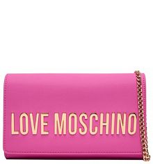 Torebka wieczorowa LOVE MOSCHINO różowa