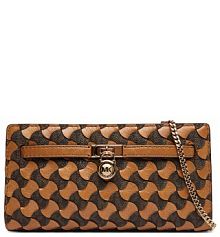 Torebka wieczorowa MICHAEL Michael Kors brązowa