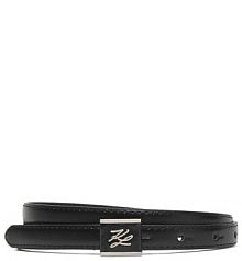 Pasek KARL LAGERFELD czarny damski