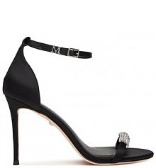 Sandały na obcasie Marciano Guess czarne