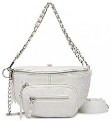 Torebka listonoszka Steve Madden biała