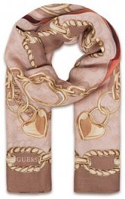 Szalik Guess beżowy damski