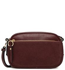 Torebka listonoszka Lasocki bordowy