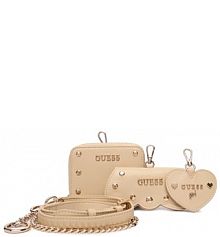 Torebka listonoszka Guess beżowa