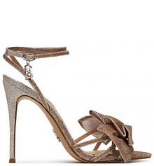 Sandały na obcasie Steve Madden różowe