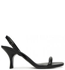 Sandały na obcasie Calvin Klein czarne