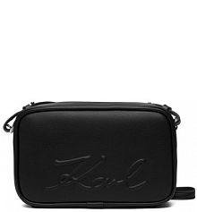 Torebka listonoszka KARL LAGERFELD czarna