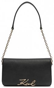Torebka wieczorowa KARL LAGERFELD czarna