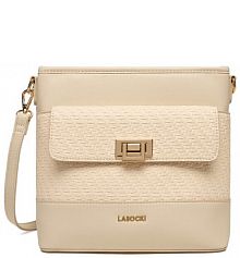 Torebka listonoszka Lasocki beżowa