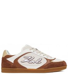 Sneakersy KARL LAGERFELD brązowe damskie